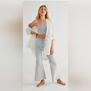 We The Free Youthquake Crop Flare Jeans